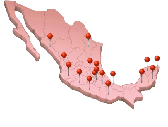 Mapa de Presencia México